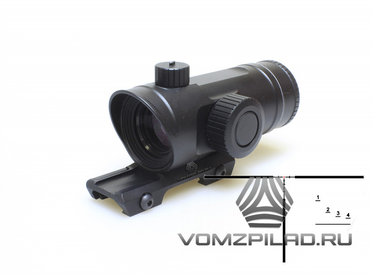 Купить Призматический прицел ВОМЗ Пилад BREVIS Р2,5х24 L (сетка LT400) в интернет-магазине ВОМЗ Пилад по низкой цене